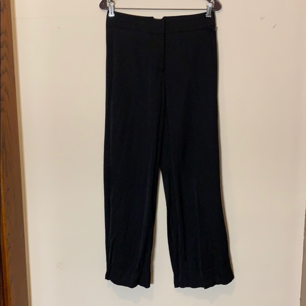 Trina Turk wide leg black pants, 4